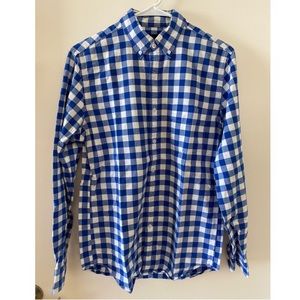 J. Crew gingham pattern long sleeve button down